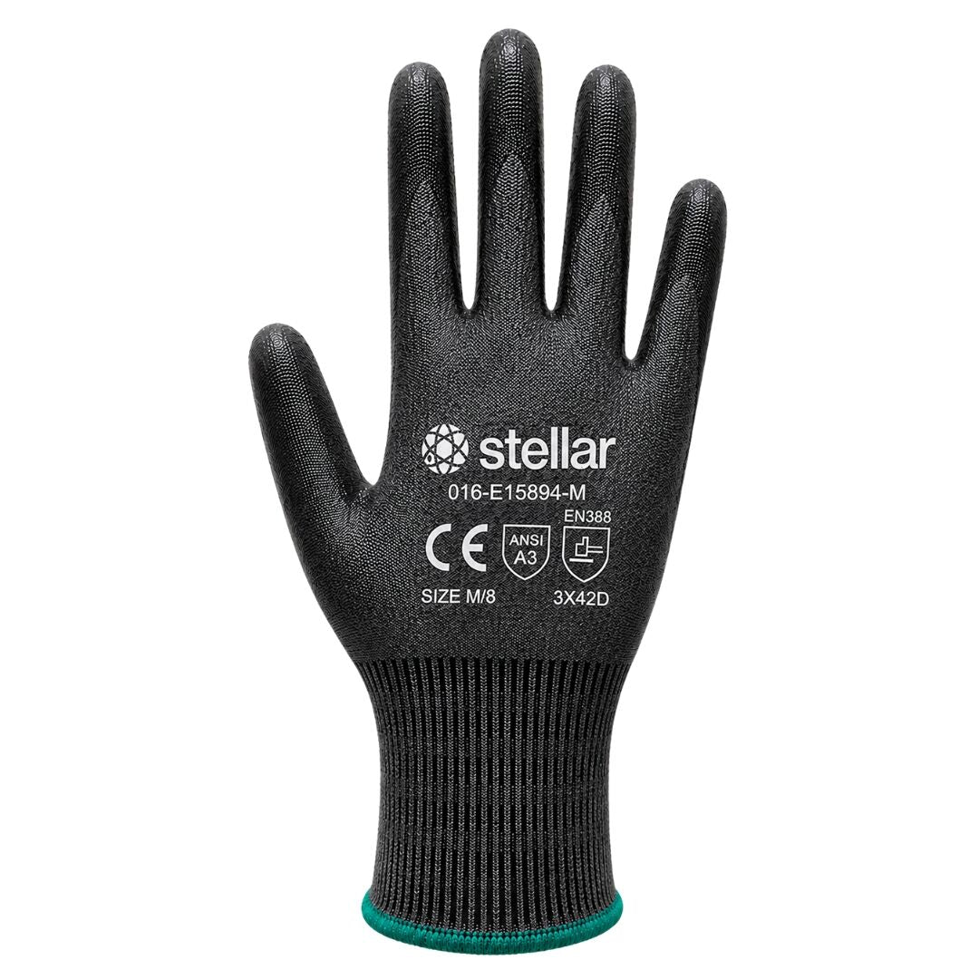 PU Coated Gloves- ANSI Cut Level 4