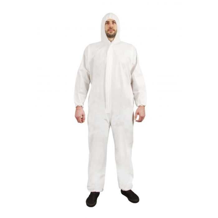 Microporous Coveralls with Elastics & Hood (25 PCS/CASE)