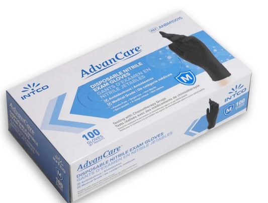 Nitrile Black Gloves - 4.0 mil