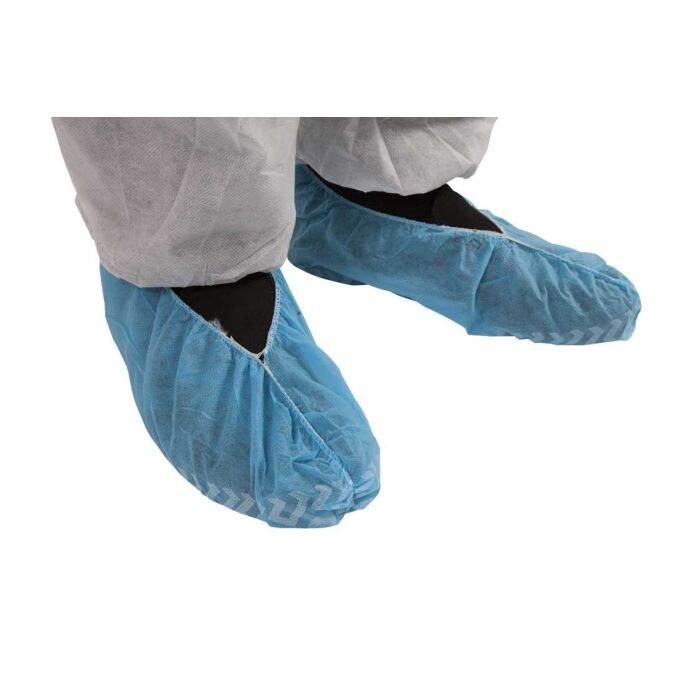 SHOE COVERS-Anti-Skid Non woven - Blue (Case of 1000)