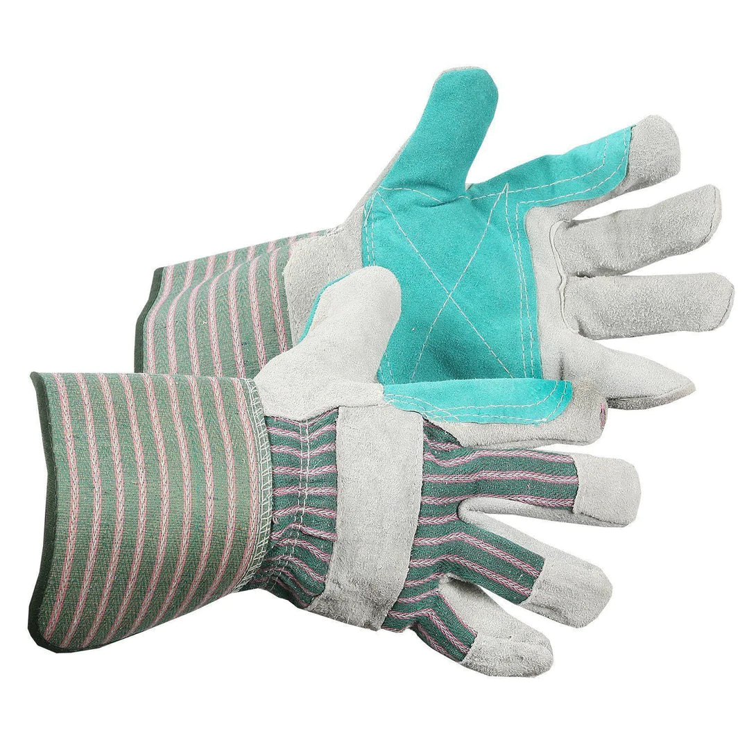 Leather Work Glove Split Leather Double Palm Gloves Cart