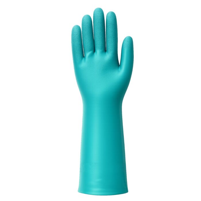 Nitrile Flock Lined 15 mil - Green (12 Pairs/Bag)