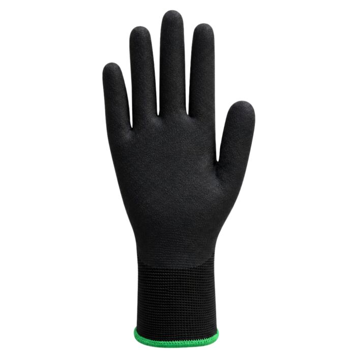 Fully Coated Black Nitrile Insulated Gloves- Double Liner Sandy Finish