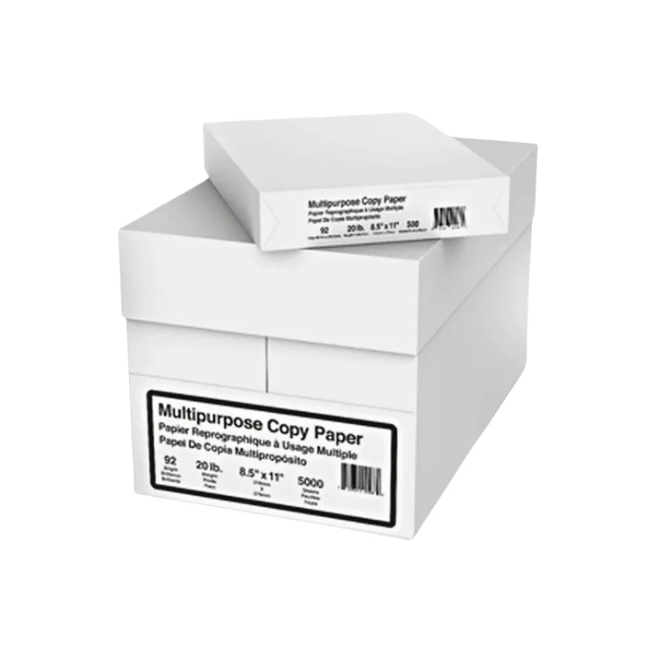 A4 White Copy Paper - 8.5" x 11" (Case of 10 X 500- 5000 Sheets)