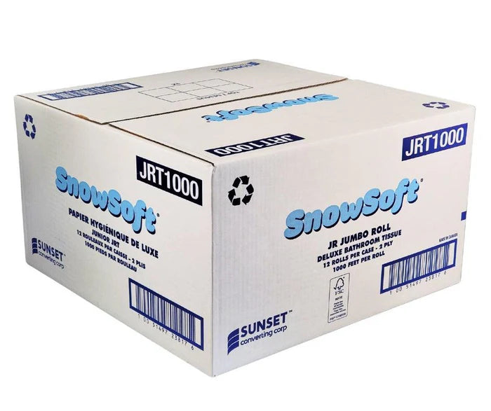 Snow Soft - JRT 2 Ply Bathroom Tissue Roll