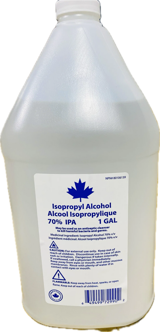 70% Isopropyl Alcohol IPA -1 Gallon