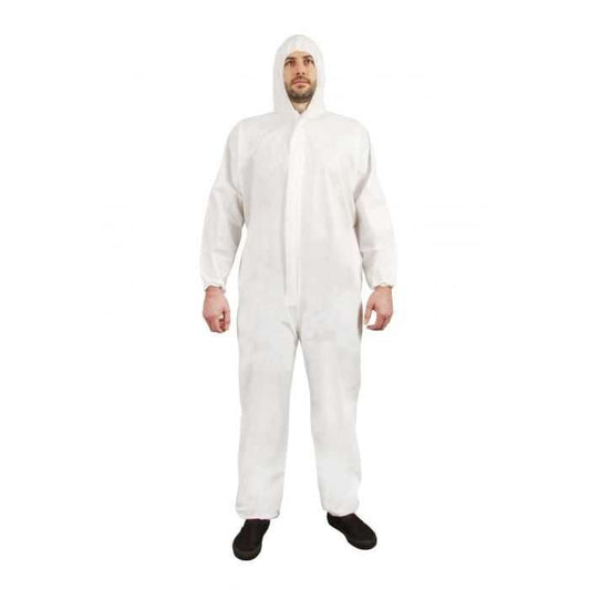 Microporous Coveralls with Elastics & Hood (25 PCS/CASE)