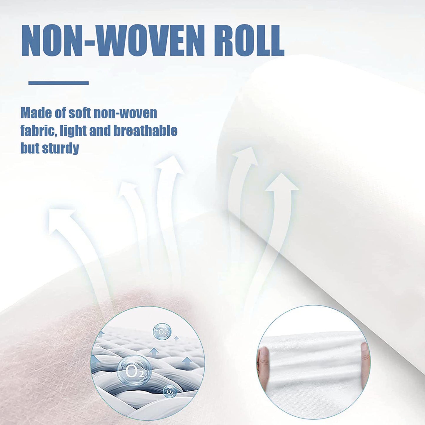 Non Woven Table Roll 31" X 71 " (With Face hole) -Pre Cut 50 sheets per Roll