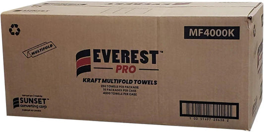 Everest Pro Multi Fold Towel- Kraft