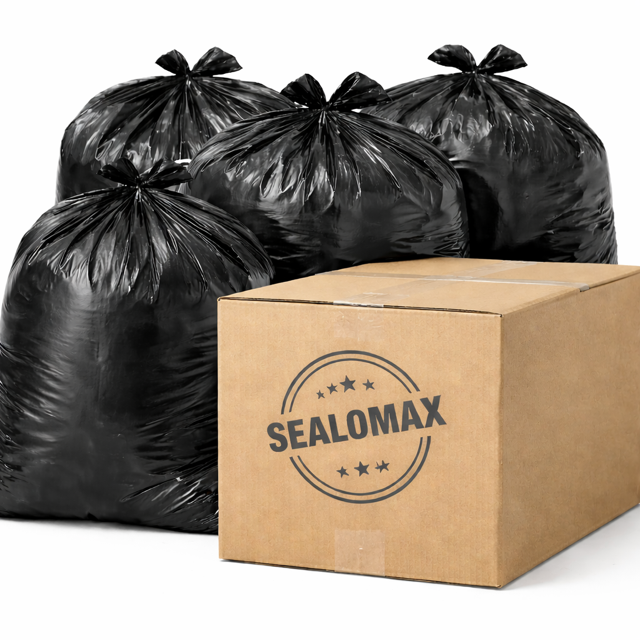 GARBAGE BAG BLACK- 42 X 48