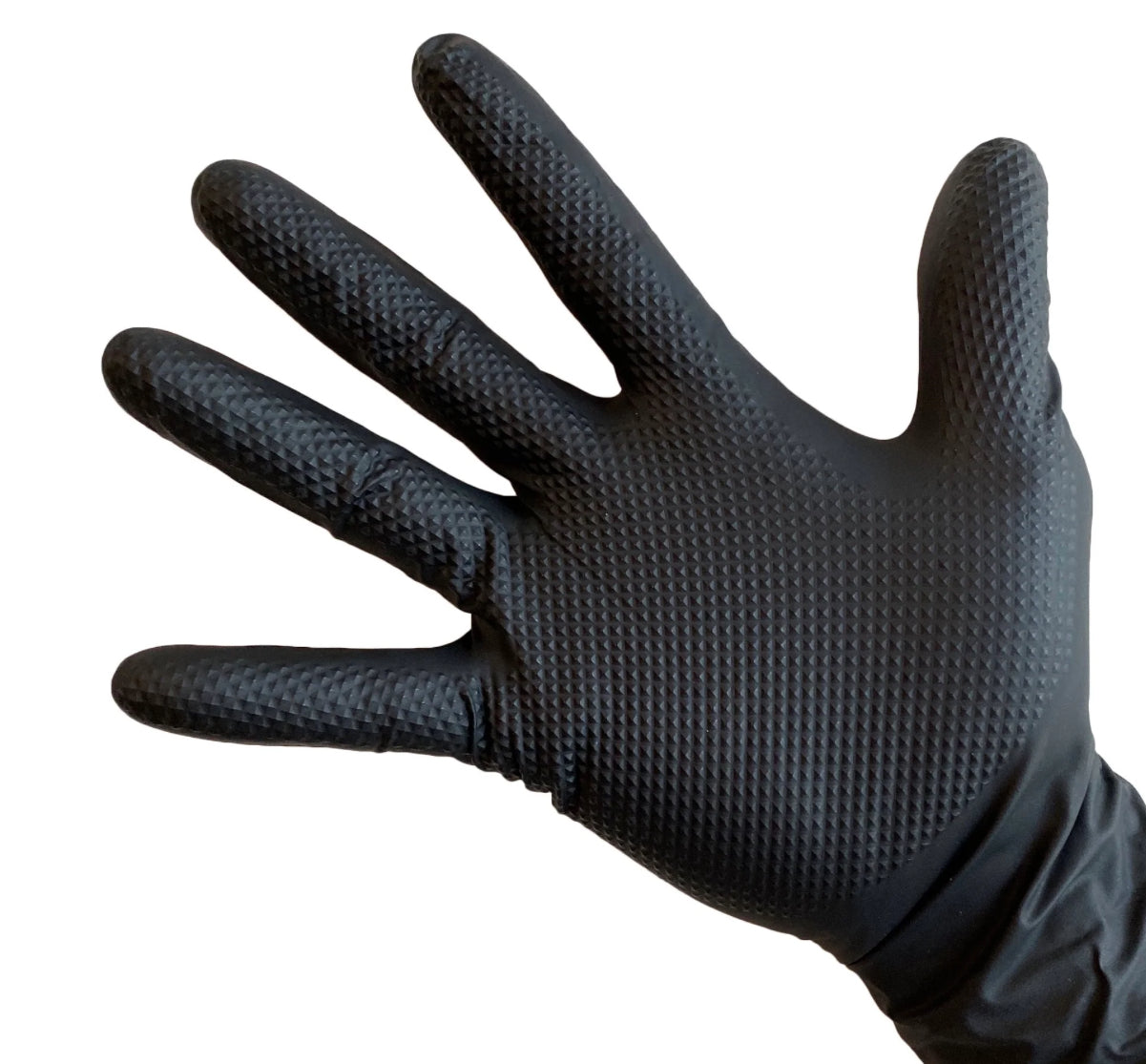 Black Nitrile Powder free Gloves 10.0 Mil (Box of 100 Gloves)