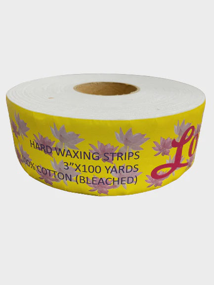 Lotus Waxing Muslin Roll Strips -3" x 100 YDS ( 12/case)