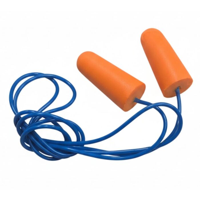 Foam Ear Plugs, Corded, Orange (100 Pairs/Box)